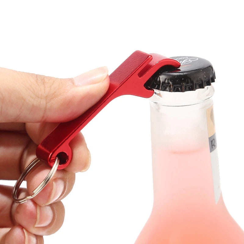 Aluminum Alloy Portable Bottle Opener Key Ring