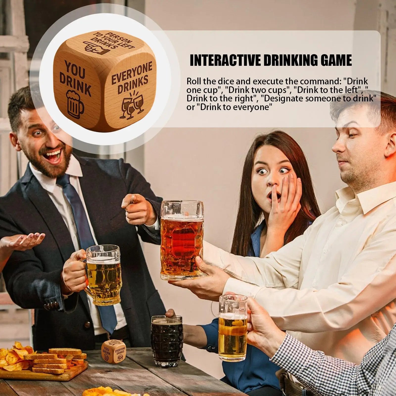 Adults Dice Drinking Game (1 Piece)