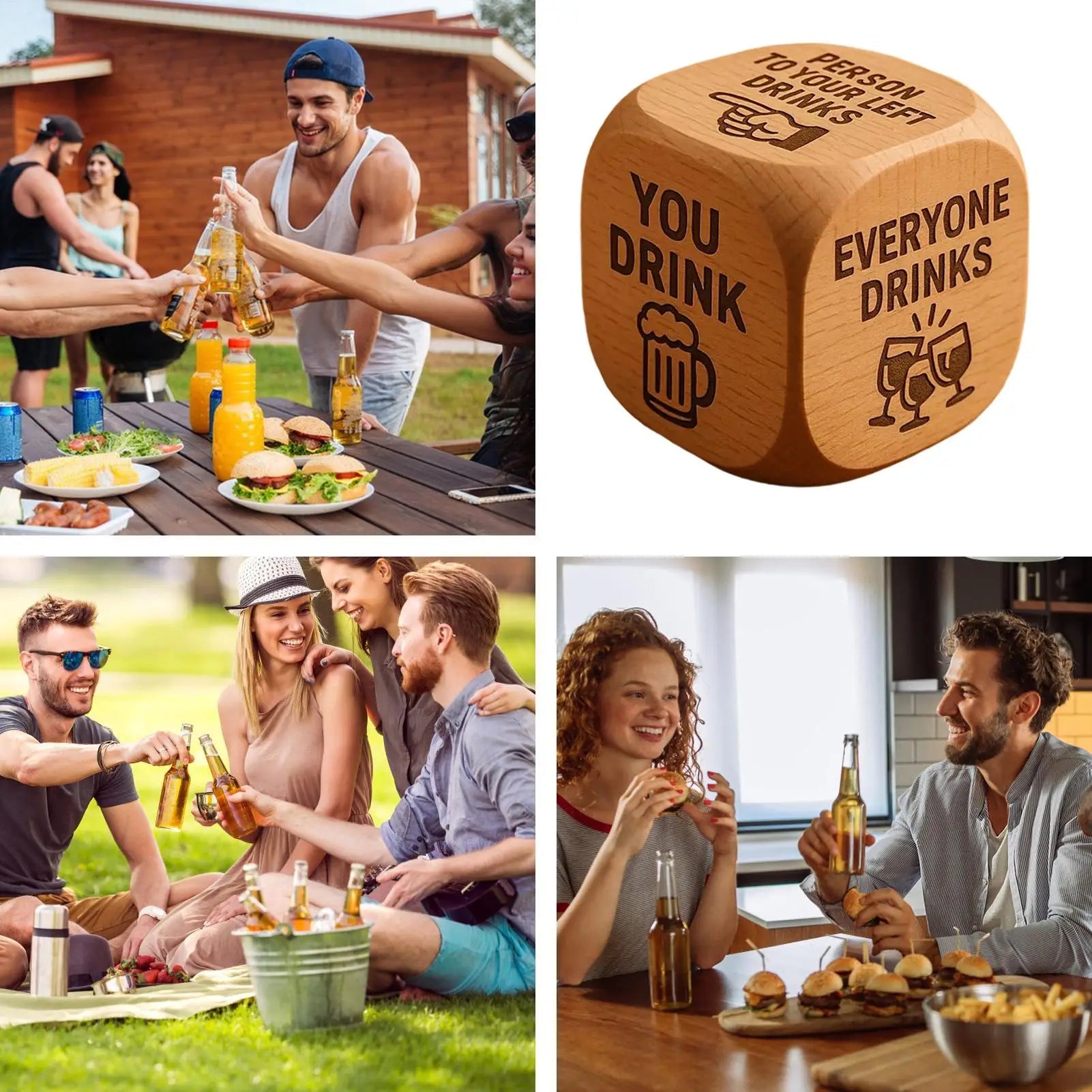 Adults Dice Drinking Game (1 Piece)