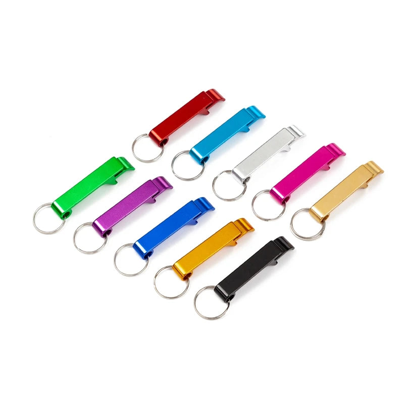 Aluminum Alloy Portable Bottle Opener Key Ring